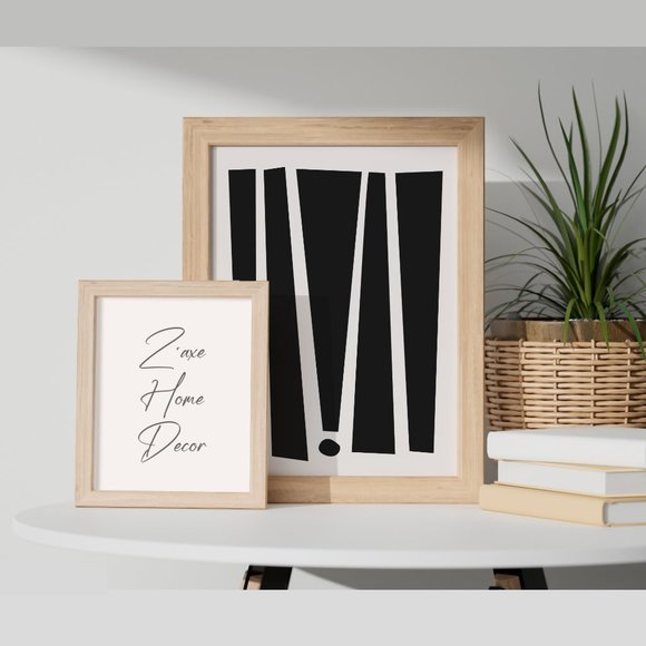 Modern Minimalist Abstract Geometric Wall Art Print Home Decor [No Frame] - Picture 5 of 7